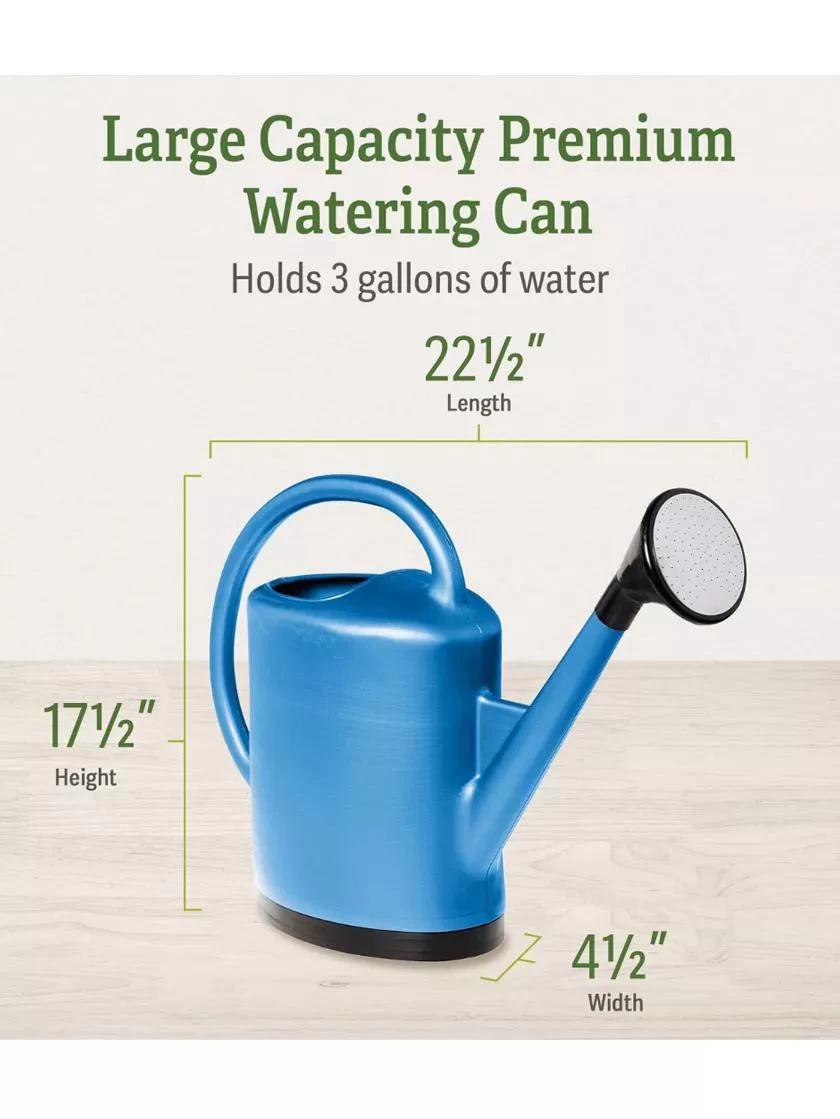 French Blue Watering Can - Image 2