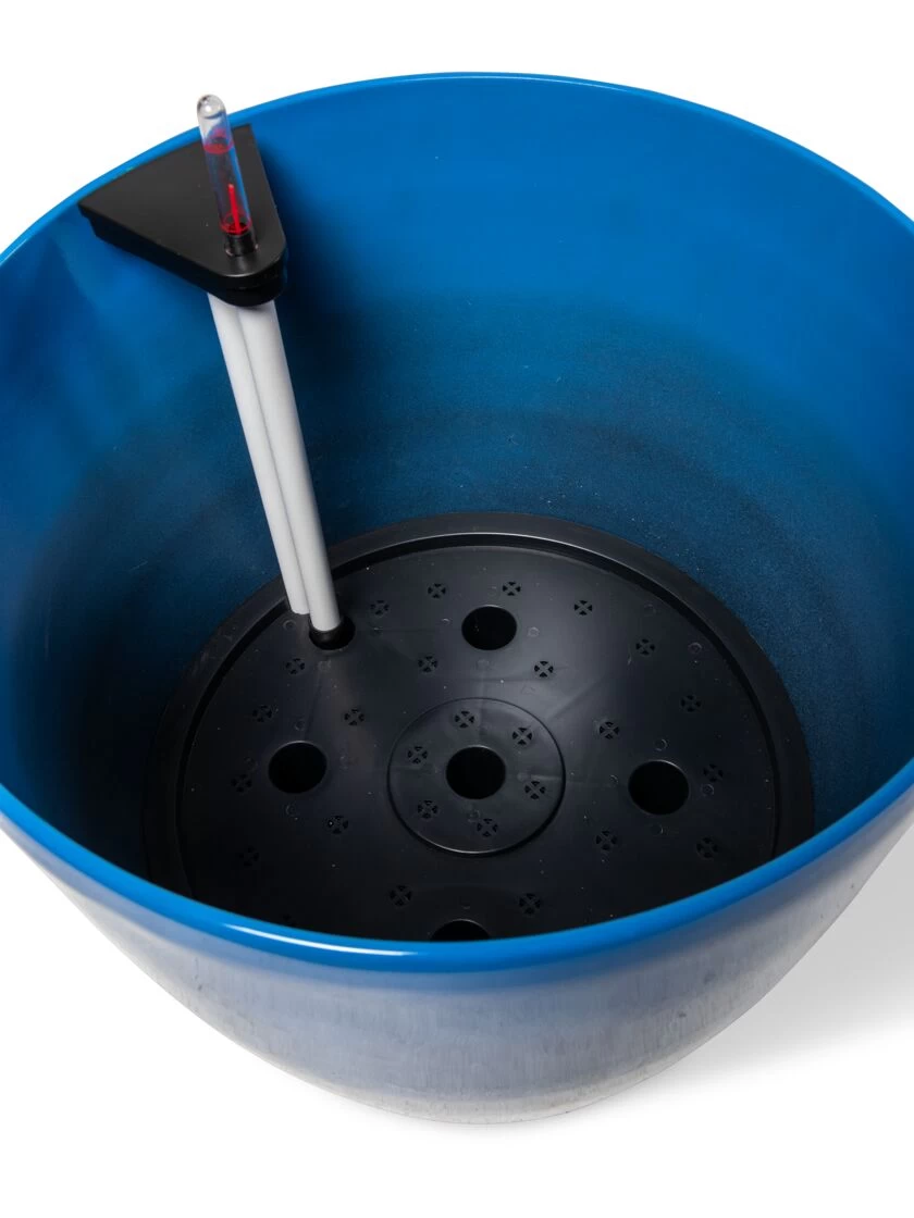 Viva Round Self-Watering Rolling Planter, 20" Diameter, Set Of 2 - Image 10