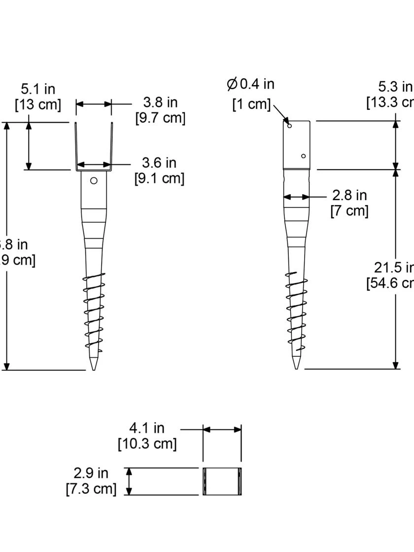 No-Dig Ground Screw For Mailpost - Image 3