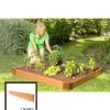 Classic Sienna Composite Raised Bed, 5-1/2" High With 2" Boards