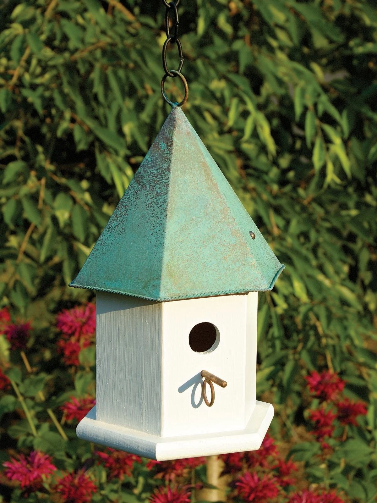 Heartwood Copper Songbird Bird House