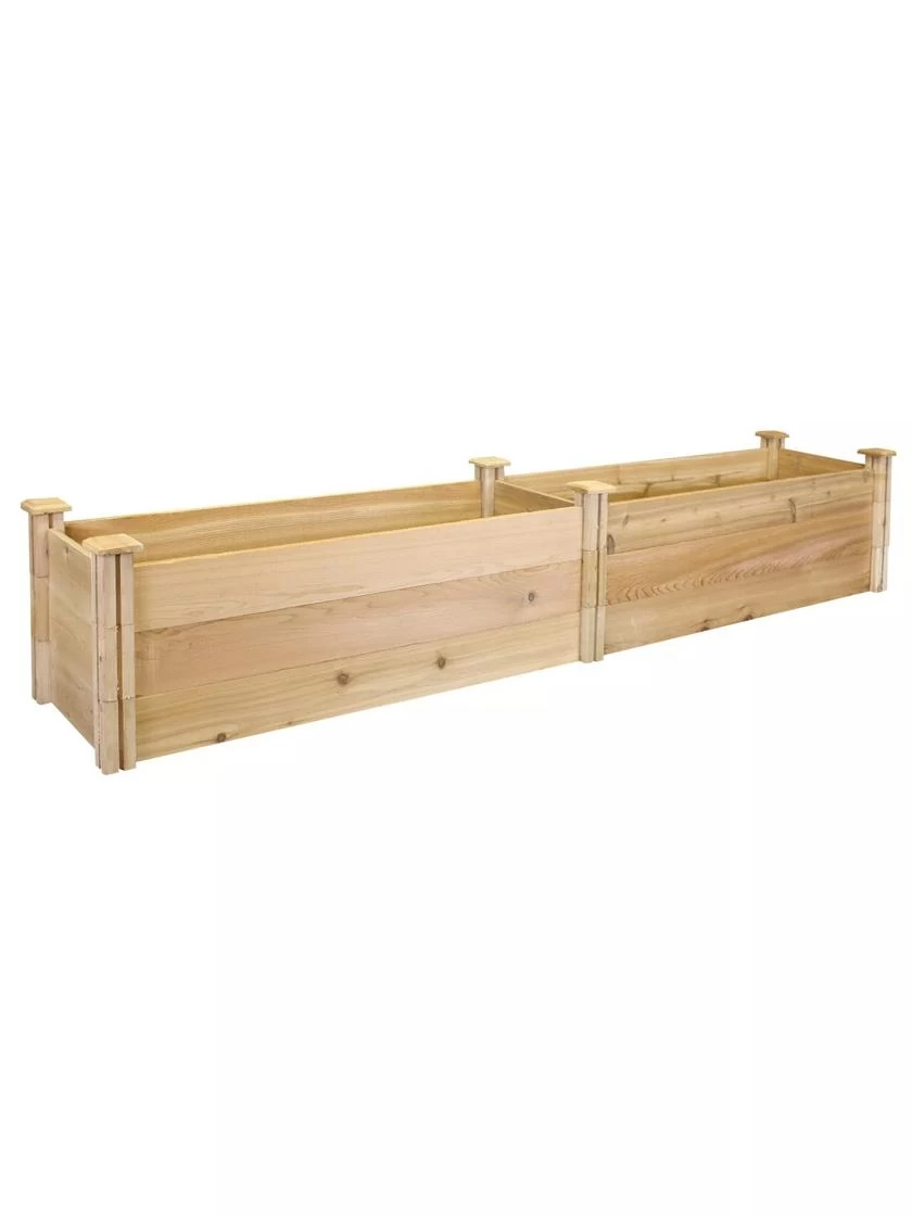 Premium Cedar Raised Garden Bed, 16" X 96" - Image 4
