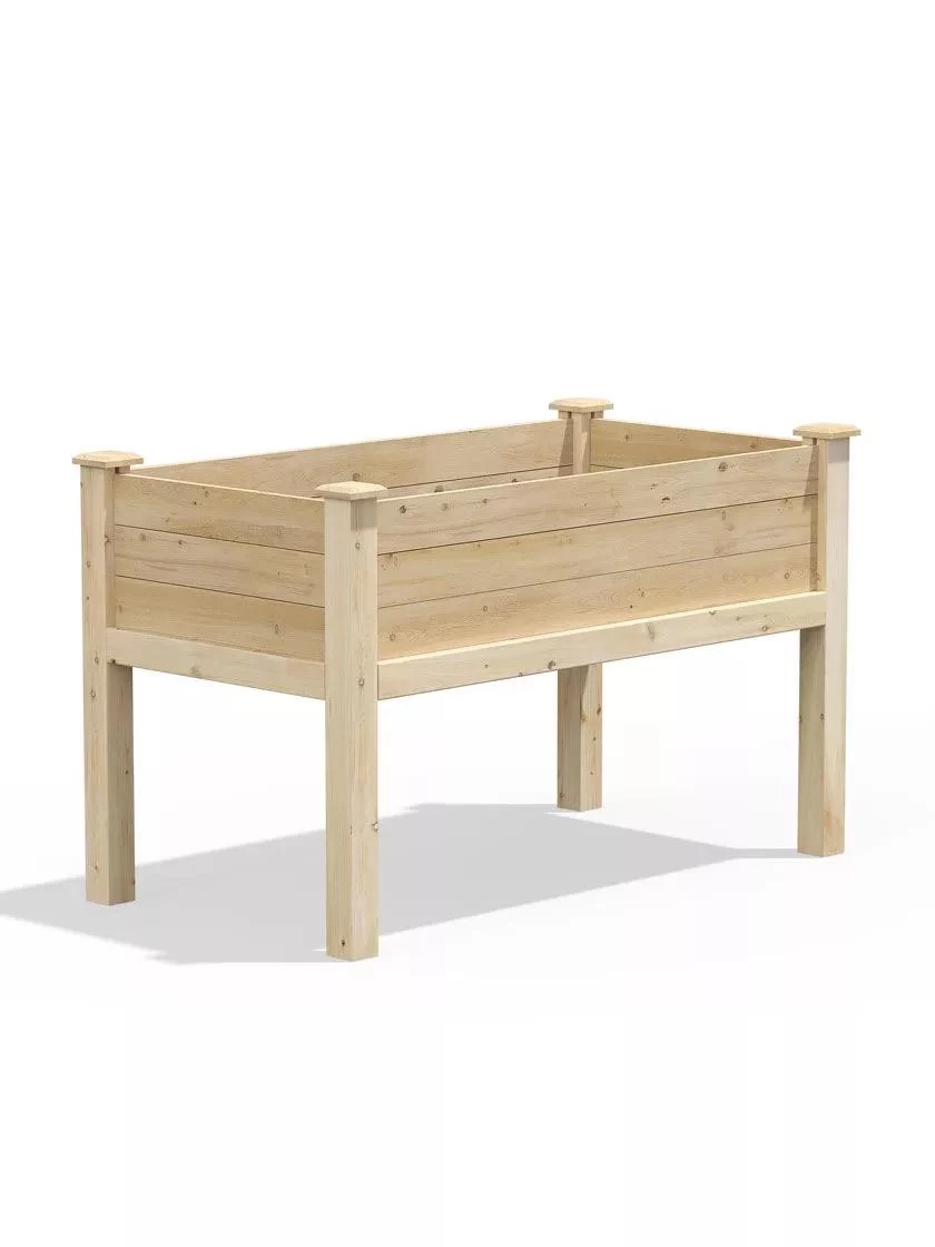 Elevated Cedar Garden Bed, 2' X 4' X 31" - Image 2