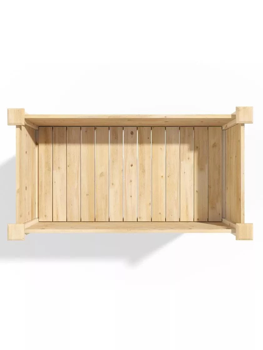 Elevated Cedar Garden Bed, 2' X 4' X 31" - Image 4