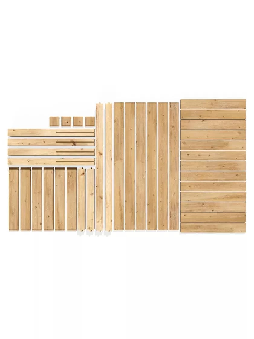 Elevated Cedar Garden Bed, 2' X 4' X 31" - Image 6