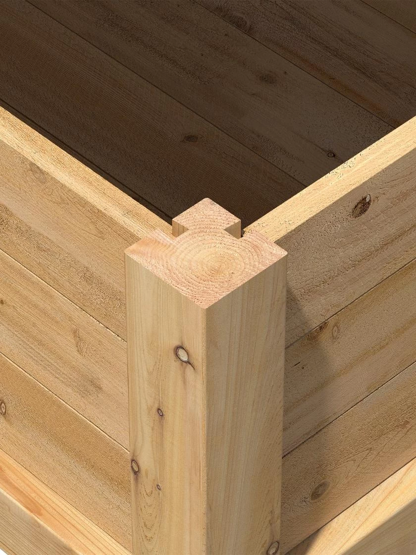 Elevated Cedar Garden Bed, 2' X 4' X 31" - Image 3