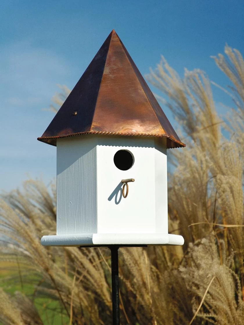 Heartwood Copper Songbird Deluxe Bird House - Image 2