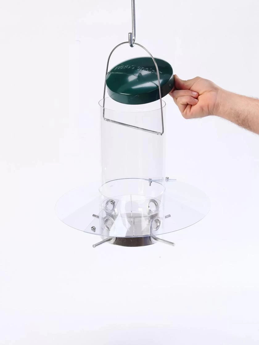 Birds Choice™ Classic Tube Feeder With Weather Guard Baffle, 12" - Image 2
