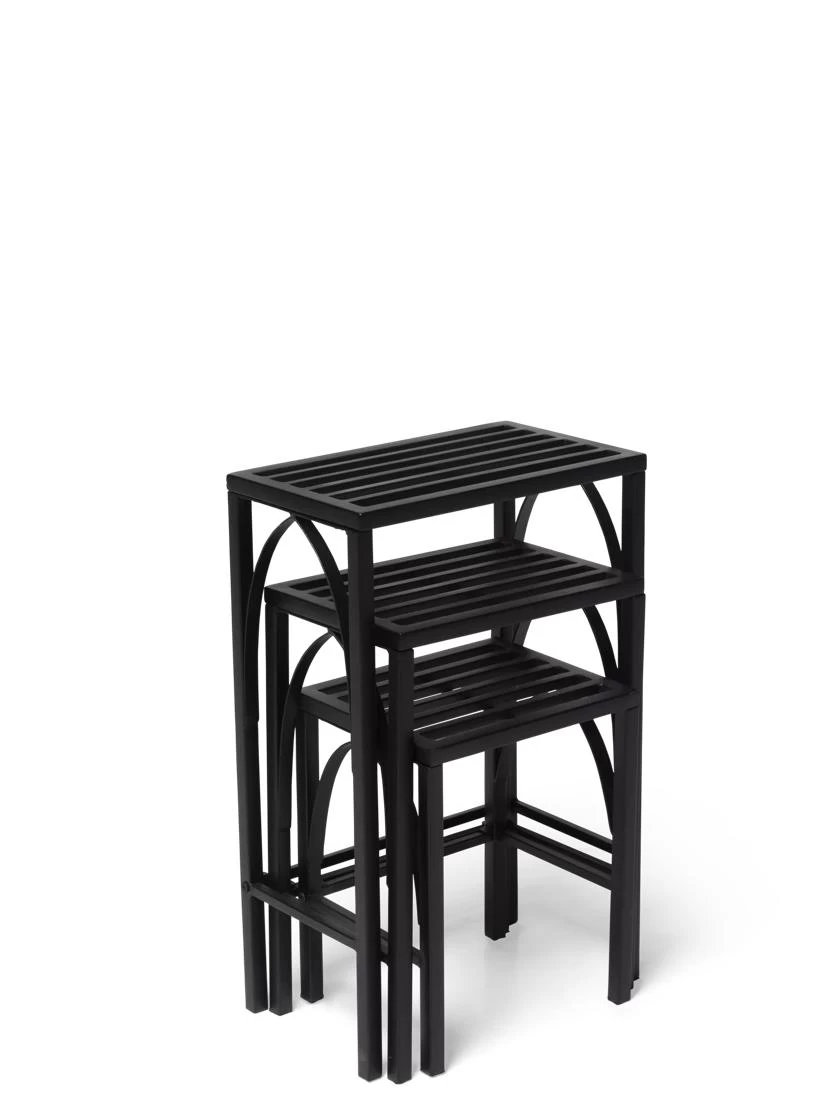 Gothic Arch Nesting Plant Stands, Set Of 3 - Image 2