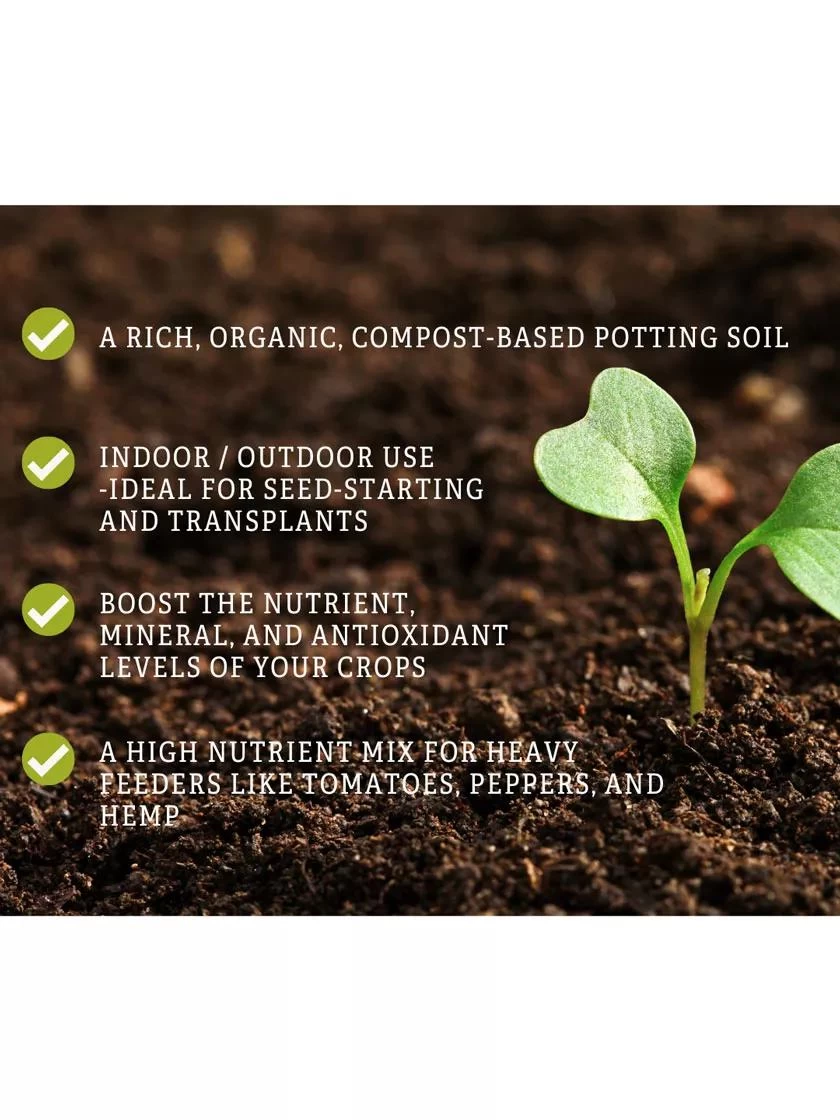 Vermont Compost Company Fort Vee⢠Potting Mix, 20 Quarts - Image 4