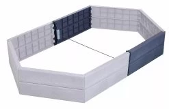 Extension Kit For The Exaco Hexagonal Raised Garden Bed Planter