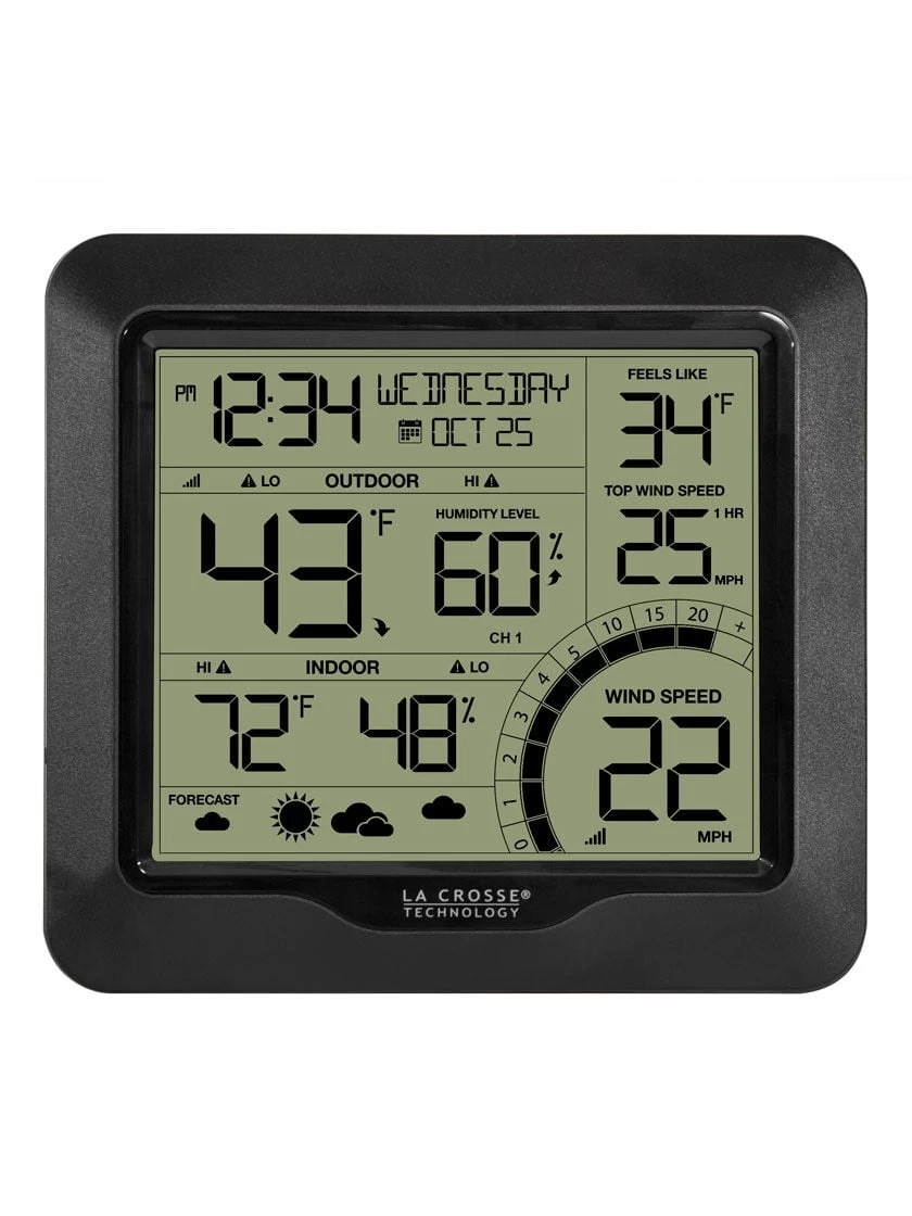 La Crosse Wireless Weather Station With Wind Sensor