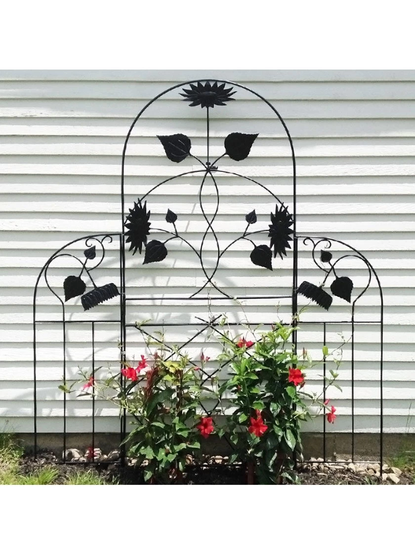 Achla Designs Sunflower Trellis Side Panels, Set Of 2 - Image 2