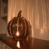 Desert Steel Pumpkin Luminary, Short