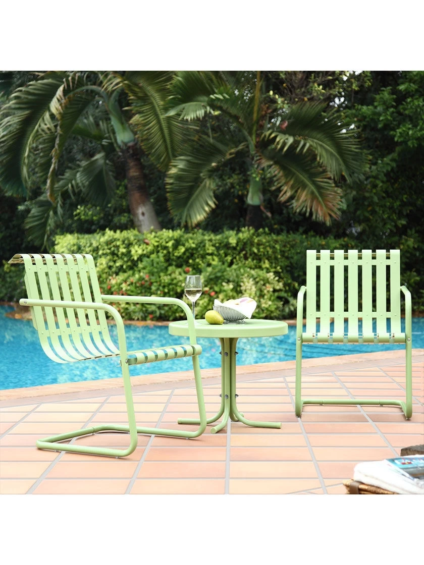 Crosley Gracie 3-Piece Metal Outdoor Seating Set