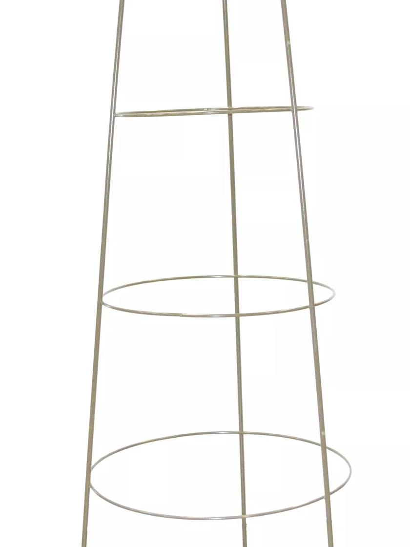 Heavy-Duty Galvanized Inverted Plant Supports 42", Set Of 5