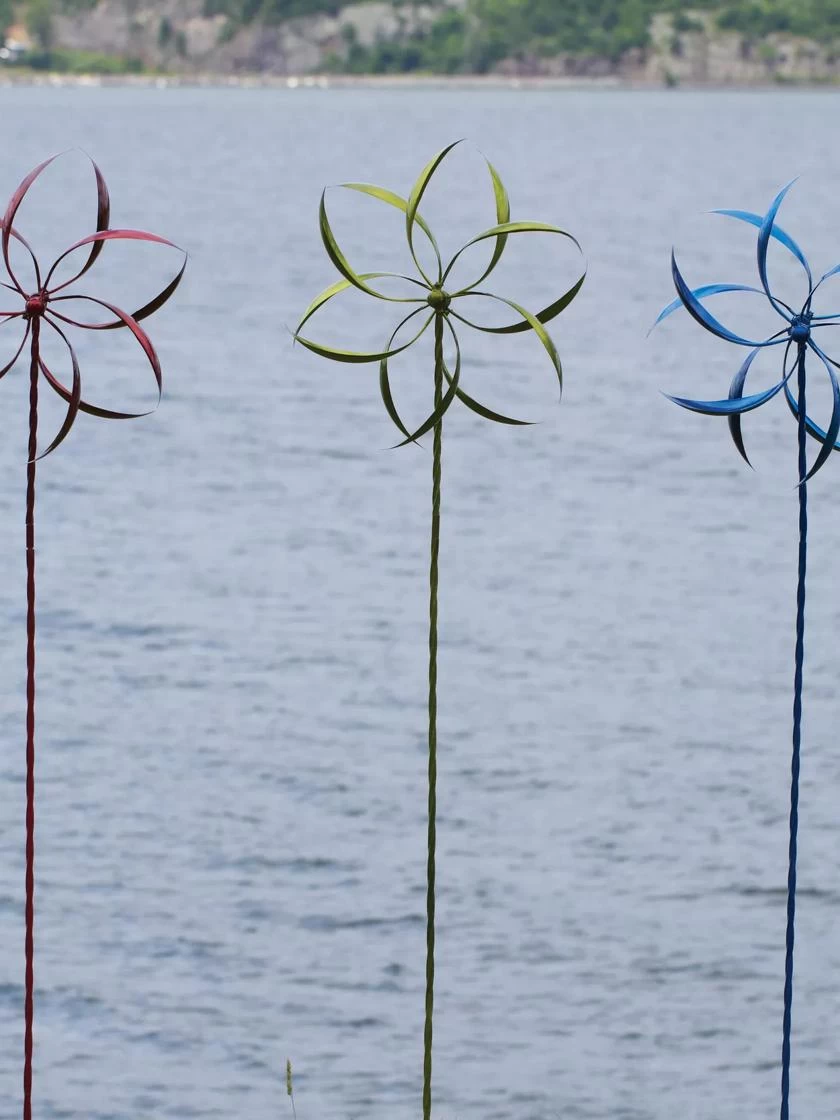 Feather Staked Wind Spinner, 22" - Image 2