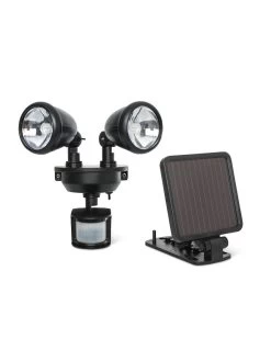 MAXSA®Solar Dual Head LED Motion Activated Light