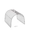Chicken Wire Row Cloche Mid-Section, Extra Large