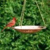 Copper Hanging Birdbath