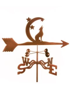 EZ Vane ® Coyote With Moon And Stars Weathervane
