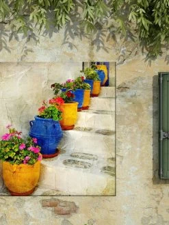 Bright Pots Outdoor Wall Art,
