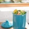 Ceramic Ribbed Compost Crock