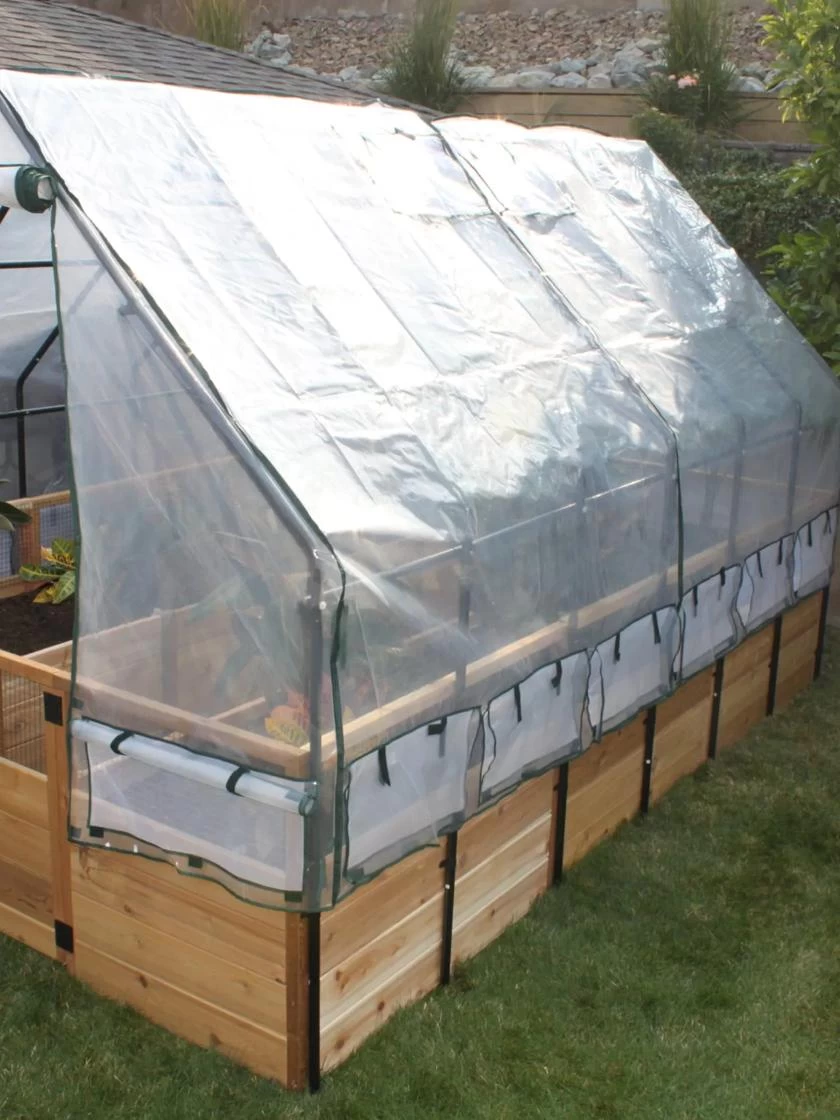 Garden In A Box With Greenhouse, 8' X 12'