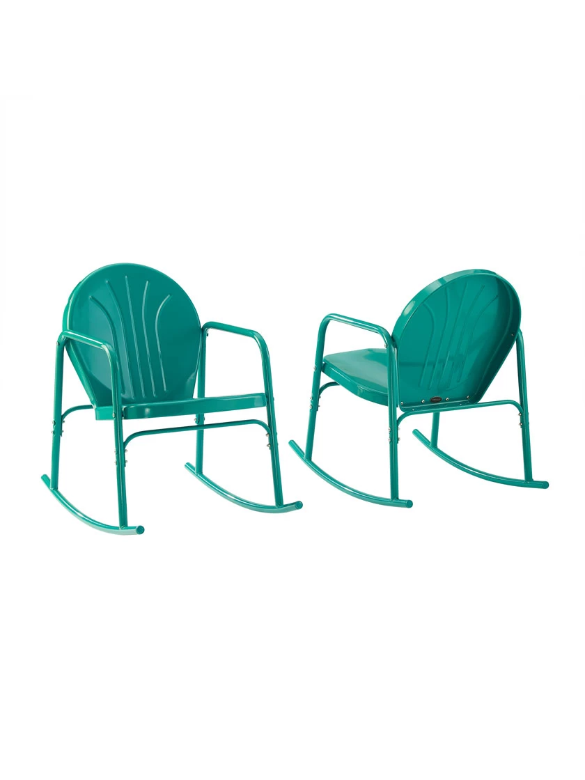 Crosley Griffith 2-piece Outdoor Rocking Chair Set - Image 7