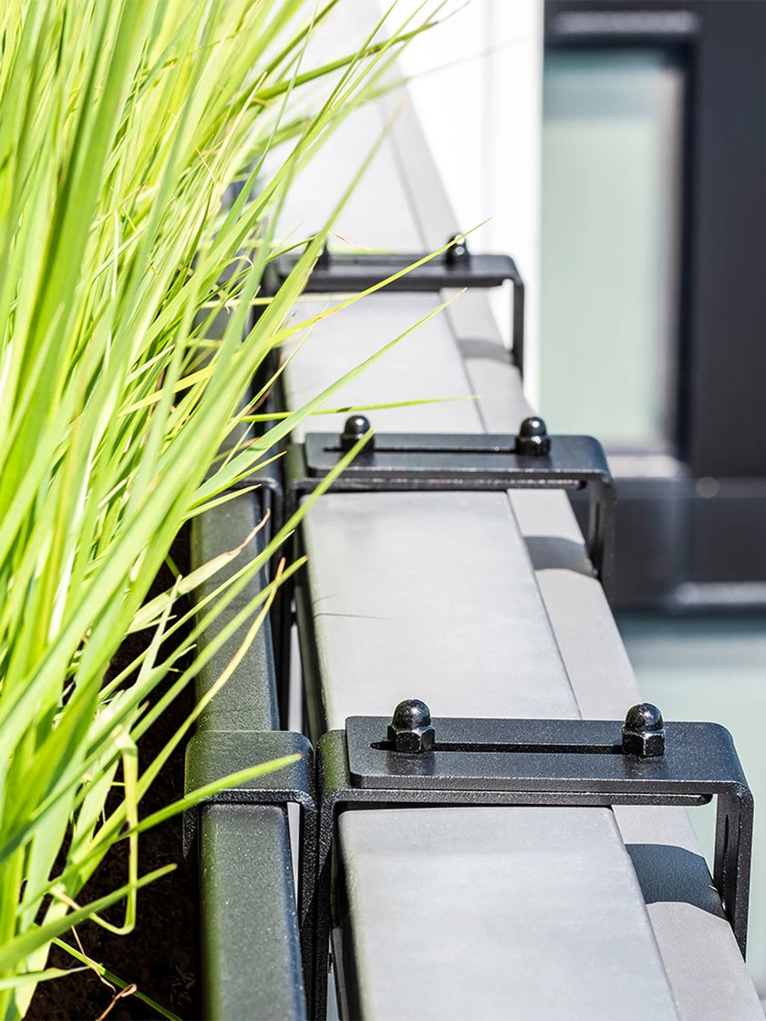 Veradek Metallic Series Railing Planters - Image 3