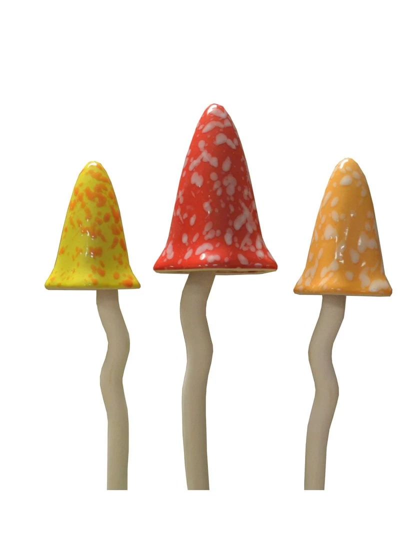 Potting Shed Tinkling Toadstool Sculptures, Set Of 3 - Image 5