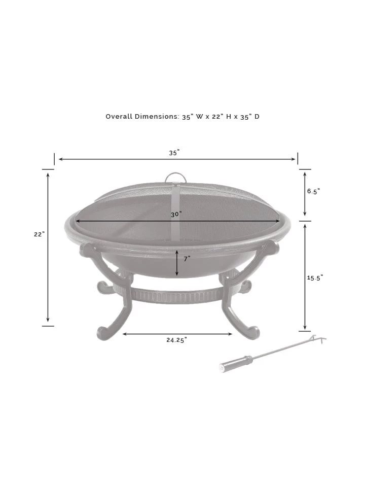 Crosley Ashland Firepit - Image 12