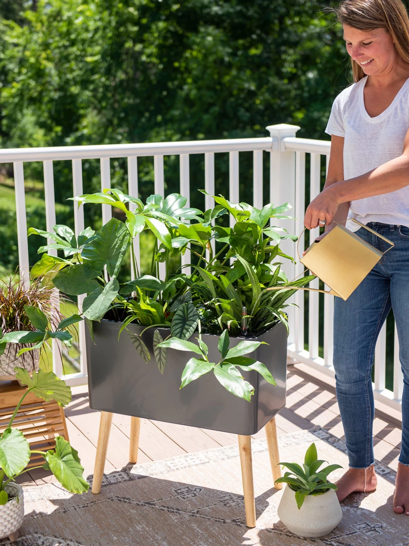 Ava Self-Watering Rectangular Planter - Image 3