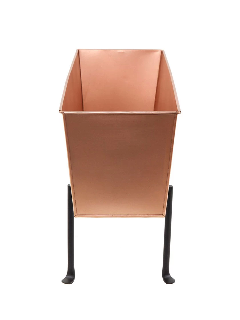 Achla Designs Copper Flower Box With Folding Stand - Image 3