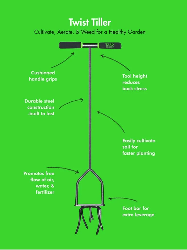 Yard Butler® Twist Tiller - Image 3
