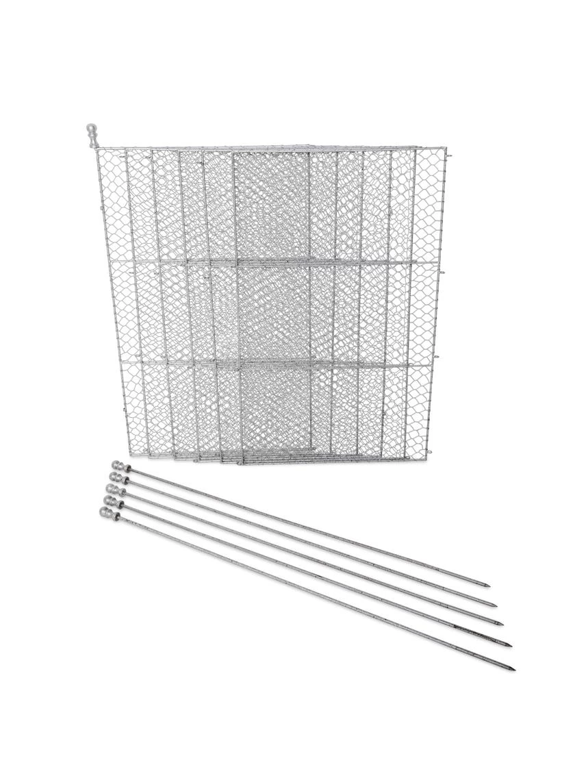 Tall Chicken Wire Critter Fence With Gate - Image 13