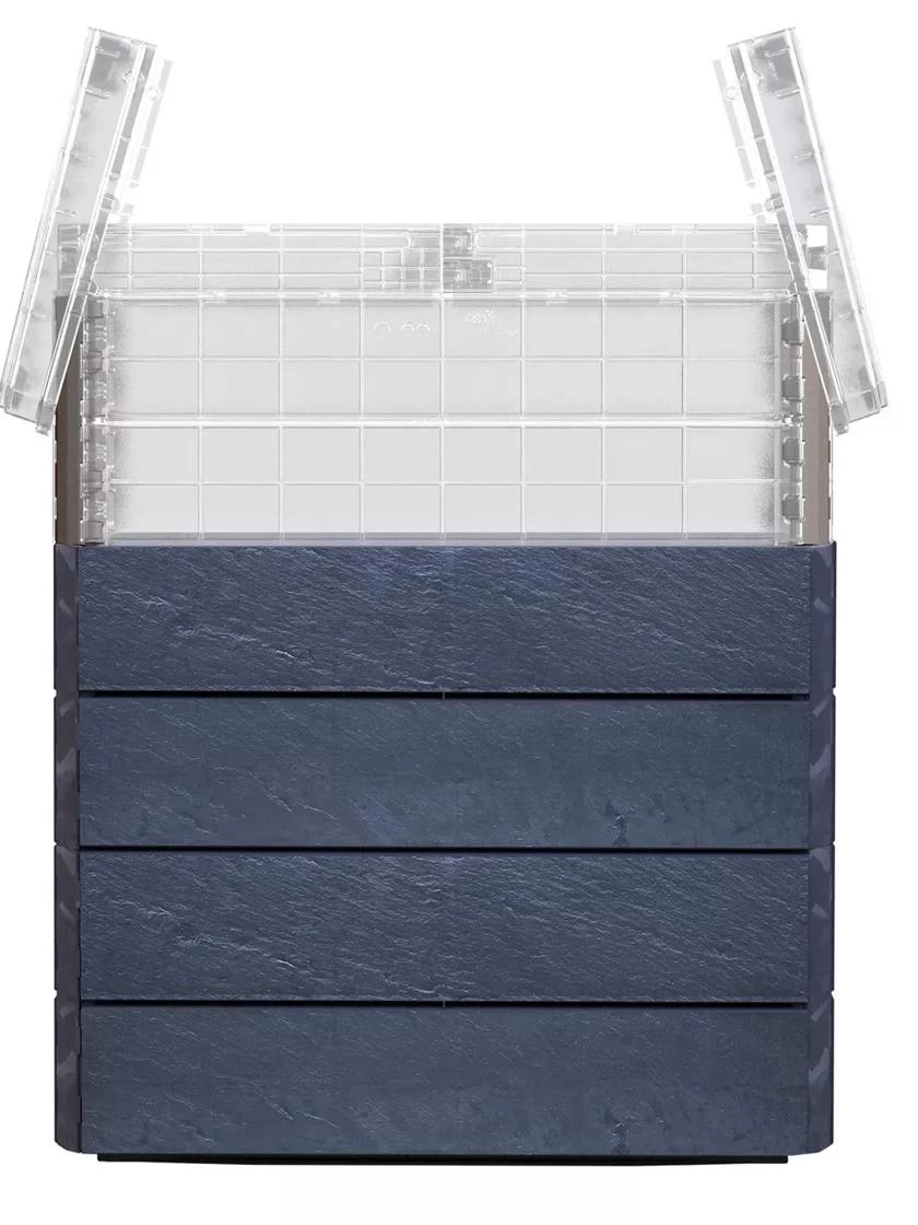 Modular Rectangular Raised Bed Kit With Translucent Panels & Lid