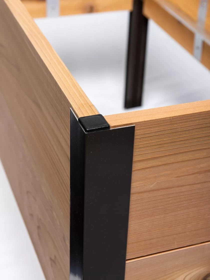 Elevated Planter Box And Space-Maker Pivoting Trellis Set, 2' X 4' - Image 4