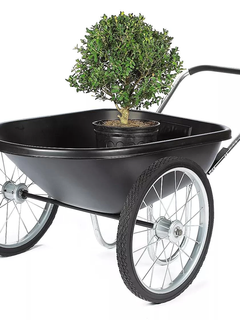 Poly-Tough Cart: A Two-Wheel Wheelbarrow - Image 2